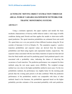 1. Automatic moving object extraction through areal