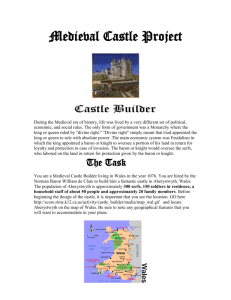 History 7 Medieval Castle Project