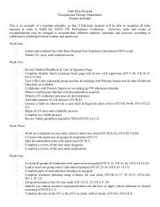 Mental Health Schedule of Learning Sample