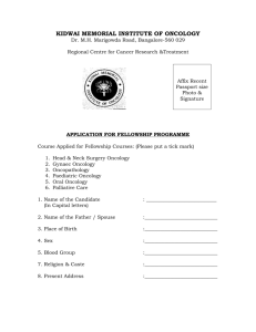 application for fellowship programme