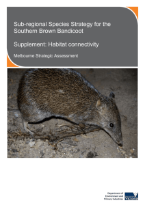 Habitat Connectivity Supplement