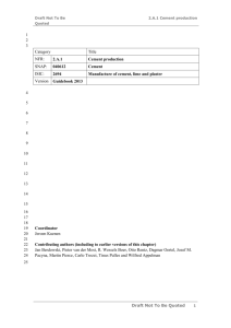 2.A.1 Cement production