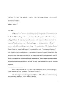 CLIMATE-chg-RFF - Corps Risk Analysis Gateway