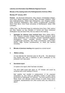 Libraries and Information East Midlands Regional Council