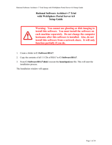 Rational Software Architect v6