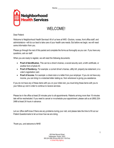 NHS_welcome_packet - Neighborhood Medical Center