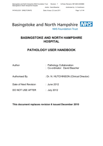 INTRODUCTION - Hampshire Hospitals NHS Foundation Trust