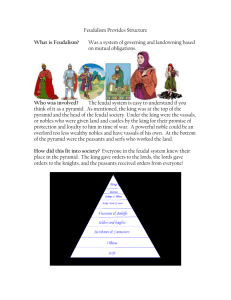 Middle Ages and Feudalism