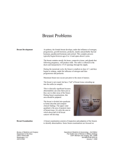 Breast Problems - Operational Medicine