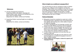 EAL leaflet - Schoolsonline