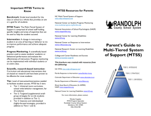MTSS Parent Handbook