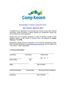 Camp Kesem New Counselor App 2013x