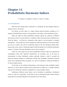 Chapter 11 - Probabilistic Harmonic Indices