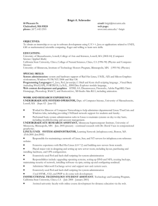 my resume - Minnesota Supercomputing Institute