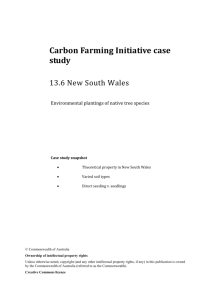 The Carbon Farming Initiative