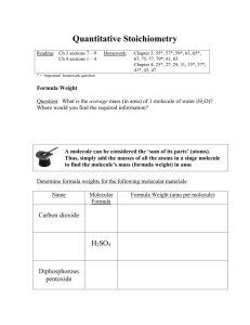 Stoichiometry 2