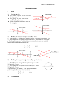 Optics, lens formula, one`s image is the next lens` object, light