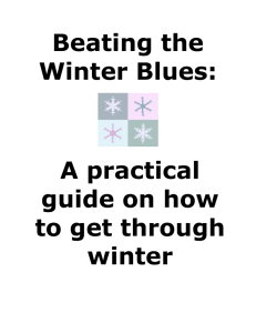 Beating the Winter Blues: A practical guide on how to