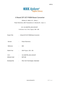 14PE11 A Novel ZVT-ZCT-PWM Boost Converter Altintas, N. Bakan