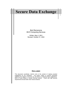 Secure Data Exchange