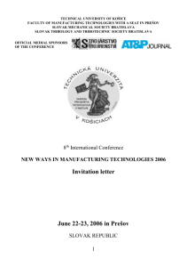 new ways in manufacturing technologies 2006