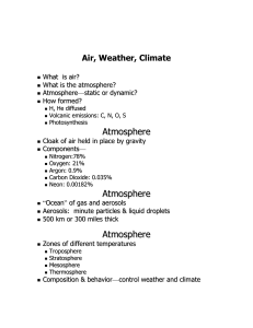 Air, Weather, Climate