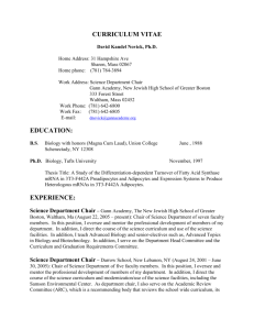 David`s CV - Department of Computer Science