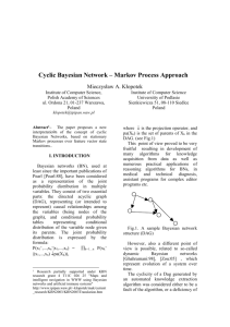 Cyclic Bayesian Network - Institute of Computer Science PAS