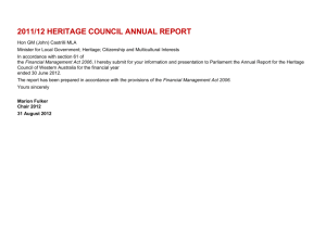 Annual Report 2011/12 (Word Version)