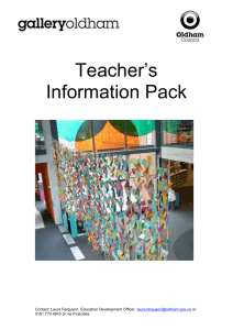 Information Pack for teachers