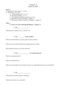 Numbers 1 and 2 - South River Bible Church