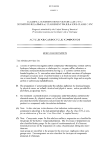 C07C ACYCLIC OR CARBOCYCLIC COMPOUNDS