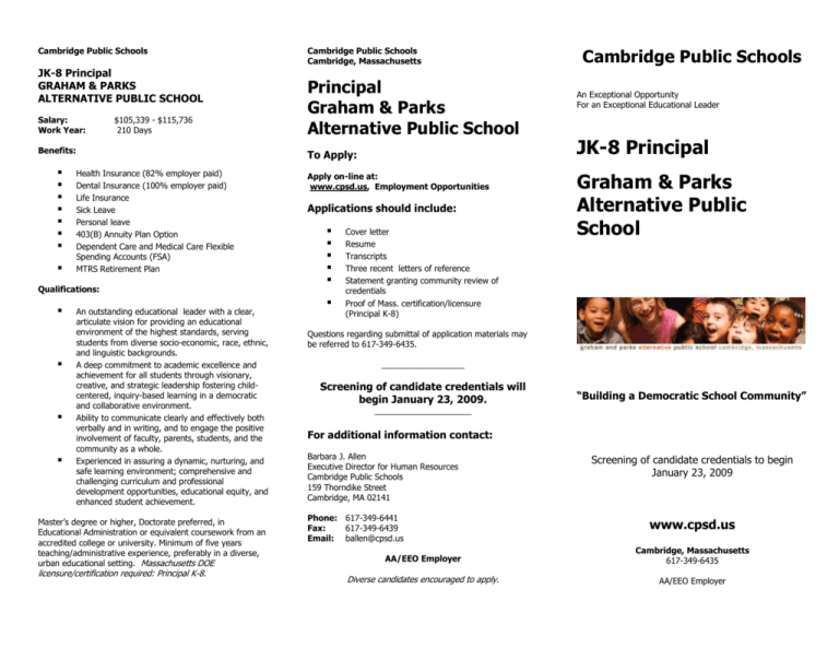 Cambridge Public Schools