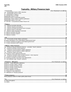 Topicality - KNDI - Open Evidence Archive