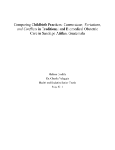 Comparing Childbirth Practices: Connections, Variations, and