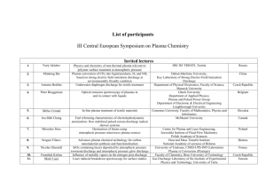 List of participants - The Third Central European Symposium on
