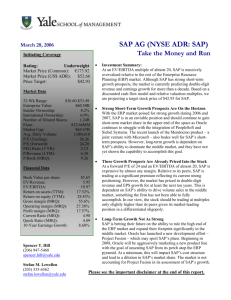 sap - Analyst Reports