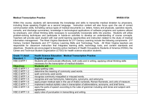 0724 Medical Transcription Practice 3.11