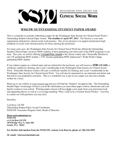wsscsw outstanding student paper award