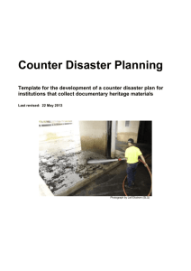 Counter disaster plan (DOC 1.3 MB)