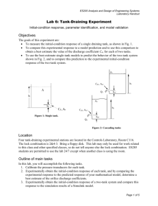 ME 313 Analysis of Dynamic Systems - Adventure 1 - Rose