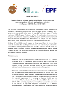 FEIC-CEI-BOIS position paper