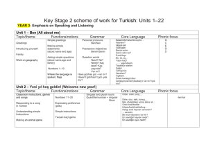 Key stage 2 scheme of work for languages