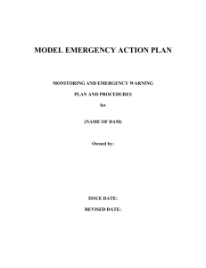 MODEL EMERGENCY ACTION PLAN - Maryland Department of the