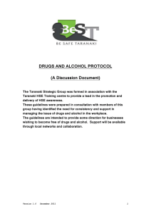 DRUG AND ALCOHOL PROTOCOL