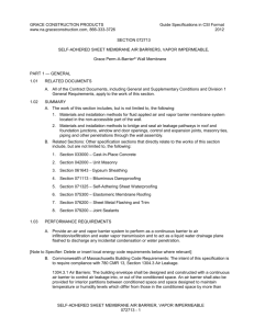 Perm-A-Barrier® Wall Membrane Guide Specification