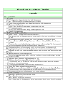 Green Cross Accreditation Checklist