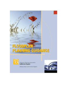 California Chapter Floodplain Planning Guidance