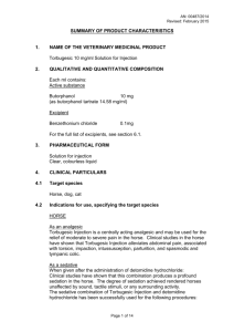 AN: 00487/2014 Revised: February 2015 SUMMARY OF PRODUCT