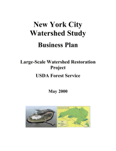 New York City Watershed Study